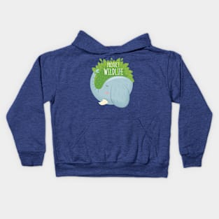 Protect Wildlife Kids Hoodie